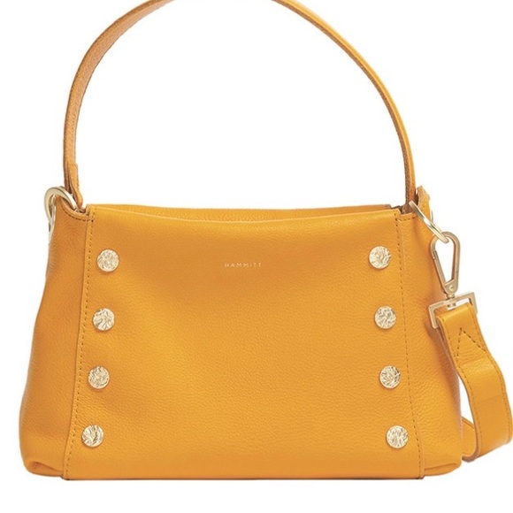 Hammitt Handbags - Hammitt Bryant Medium Crossbody Shoulder Bag Gold Tangerine Yellow
